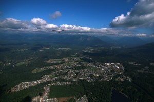 Flying east from Tiger towards Mt. Si